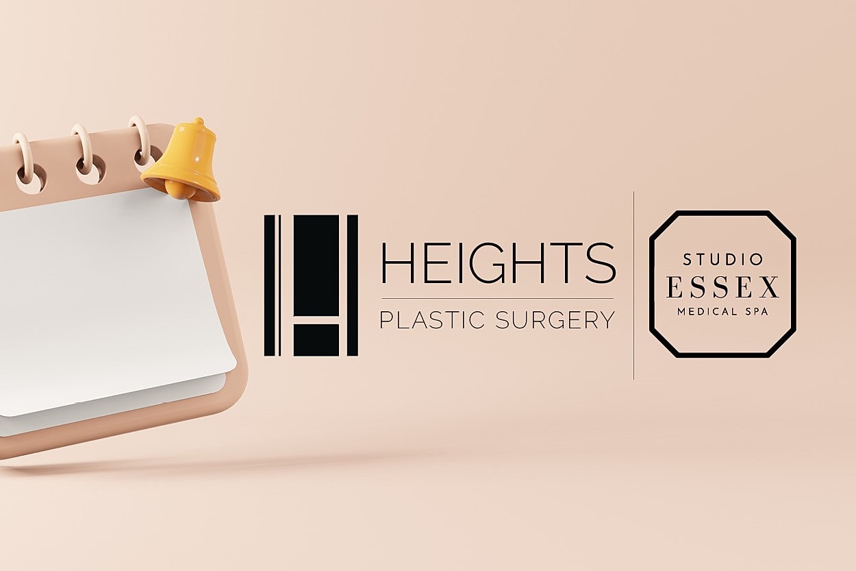 Heights Plastic Surgery and Studio Essex logos.